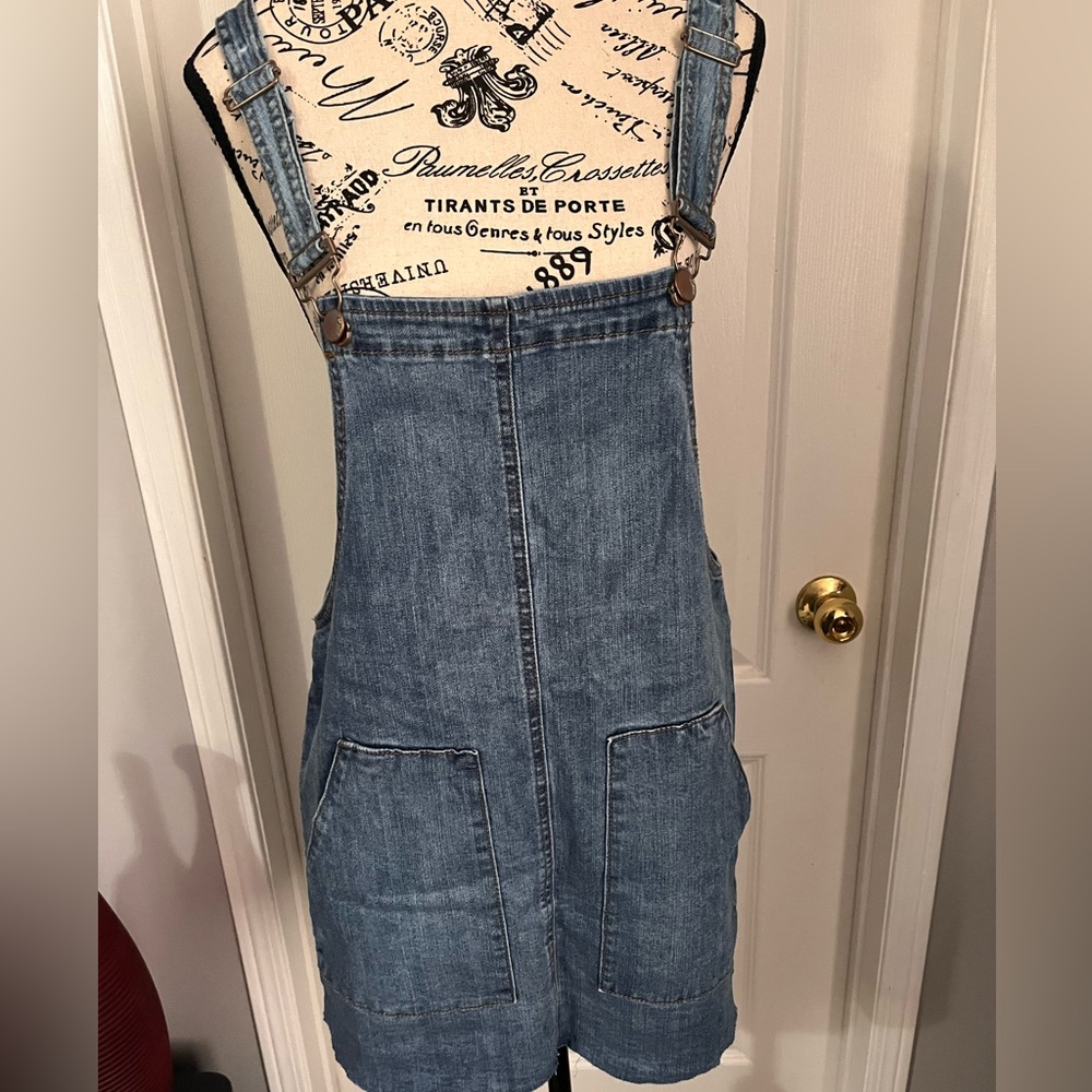 NWOT Denim dress overalls